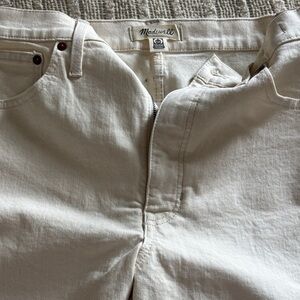 Madewell Off-White Denim Pants